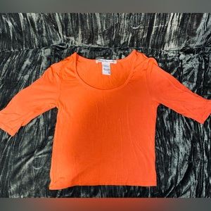 Orange Crop Top